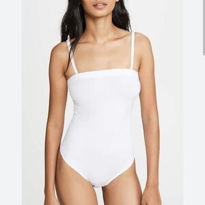 Yummie Geri Strapless Convertible Shaping Bodysuit White
